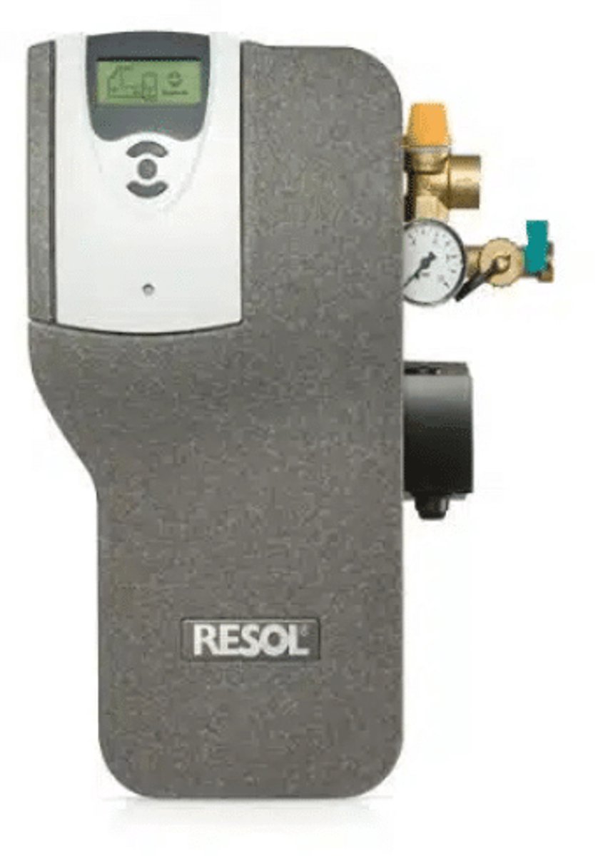 Resol FlowSol S HE - DeltaSol CS/4 pompgroep en controller