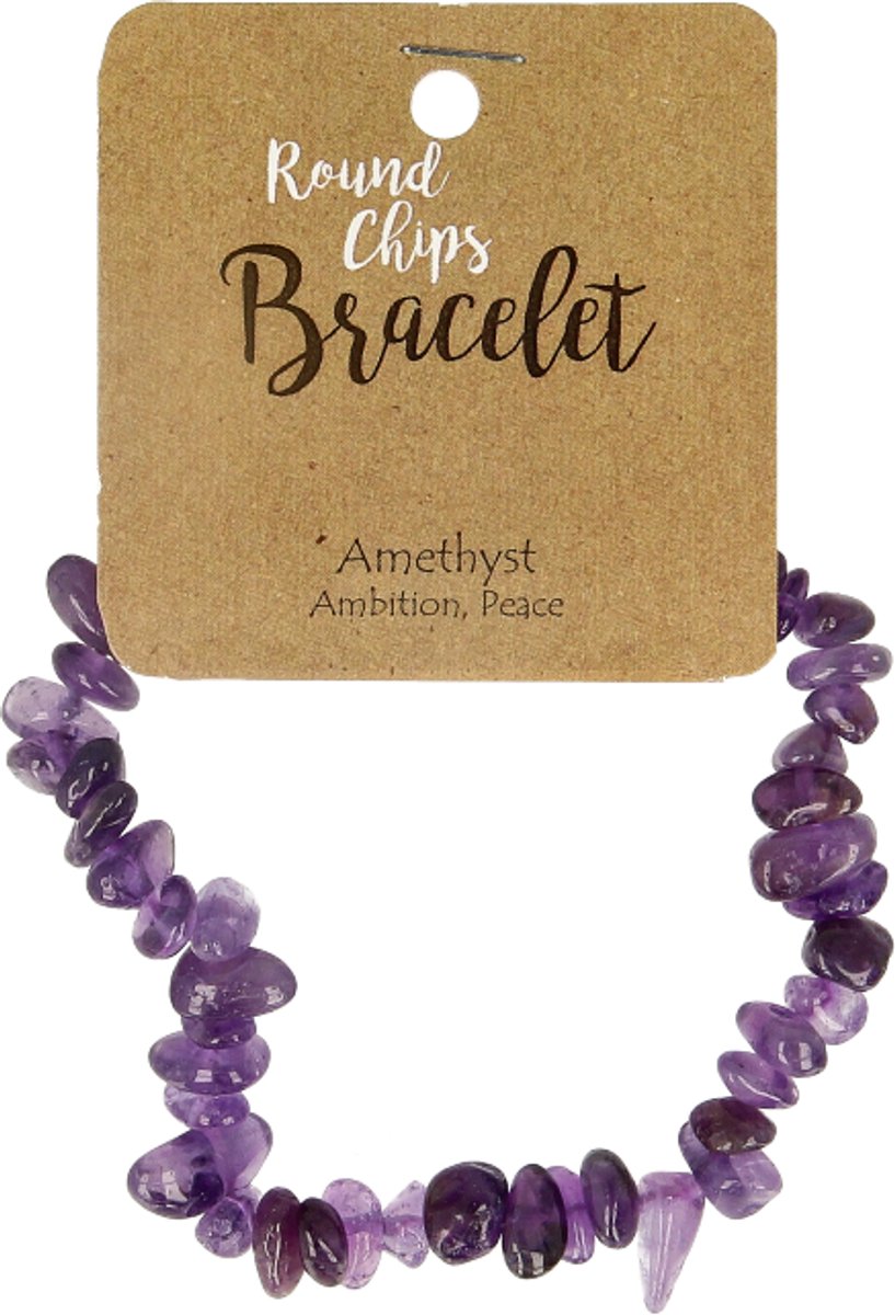 Goedkoopste Splitkralen Armband Amethyst