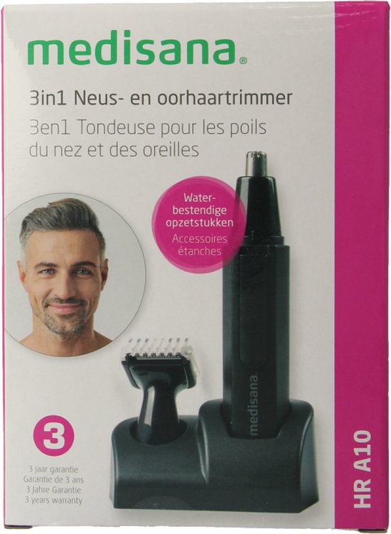medisana HR A10 3-in-1 Neus & oorhaar trimmer
