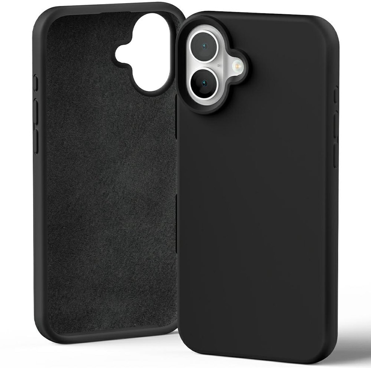 Mercury Silicone Voor Iphone 16 Plus 6,7 Beschermhoesje Met Zachte Coating