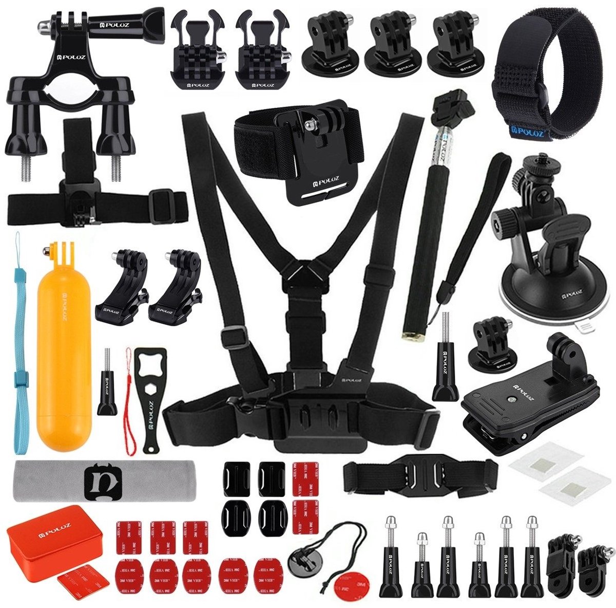Puluz - PKT16 - Sport camera accessoireset