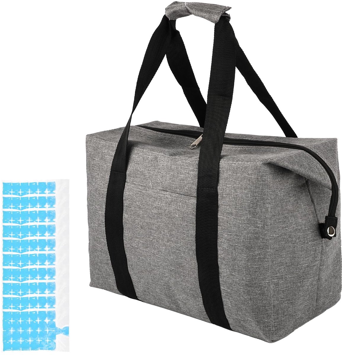 Ibenzoa® Opvouwbare Koeltas van 20 Liter met Isolatie en IJsblokjeszakken voor Picknick en Camping