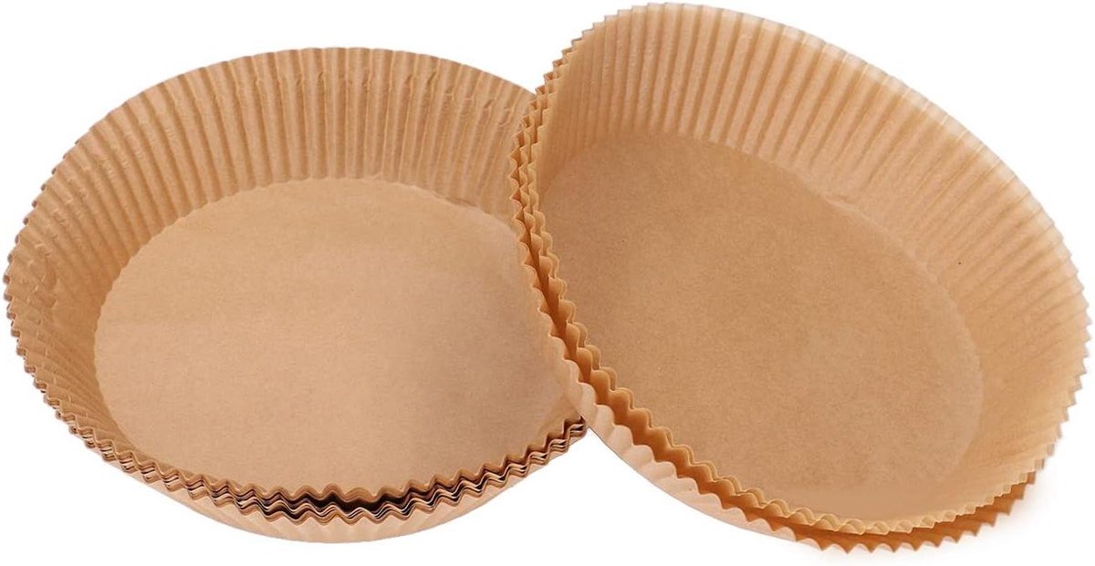 JGS Premium - Airfryer Papier Voeringen 50 Stuks Siliconen Oliepapier Non-stick Bakstoompapier voor Lucht Friteuse - Keukenbenodigdheden