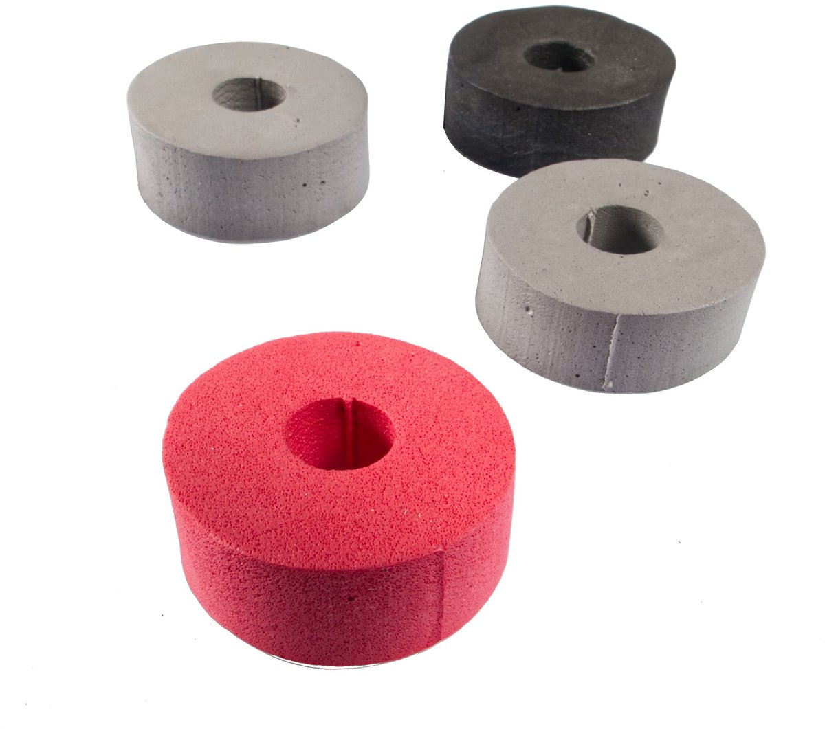 Fame Cymbal Washers Cymbal Felt multi-colour 4-pack - Accessoire voor bekkens