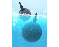 Allecto Plus - 6 stuks 4 cm luchtsteen voor aquarium pomp - bubbeldiffuser voor aquaria - aquariumpomp accessoire