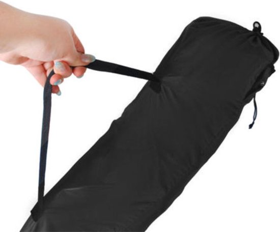 Simplechair - Campingstoel - Inklapbaar Visstoel - Vouwstoel - Comfortabel - Opvouwbaar Stoel - Max. 120 KG - Zwart — afbeelding 4
