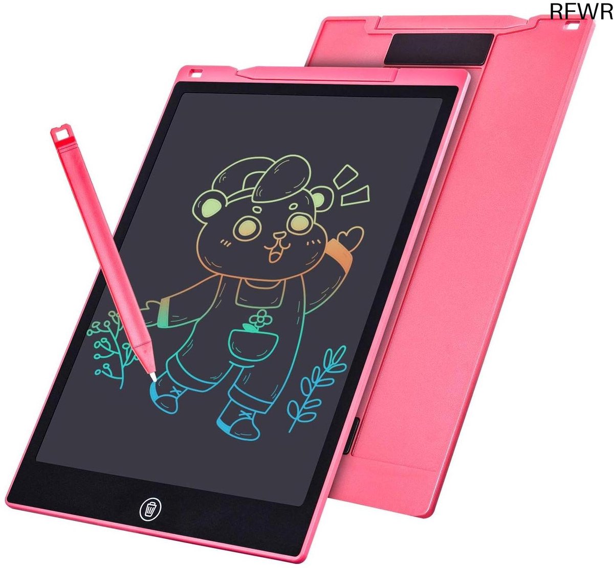 RFWR® Kleurig 12 inch LCD Schrijfbord voor Kinderen - Elektronische Tekenpad en Doodle Tablet