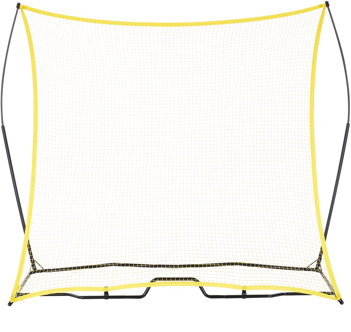Voetbal Rebounder, 2.1x2.1 Meter - Draagbaar IJzer/Polyster Frame - Met Tas - voor Solo Of Team Training