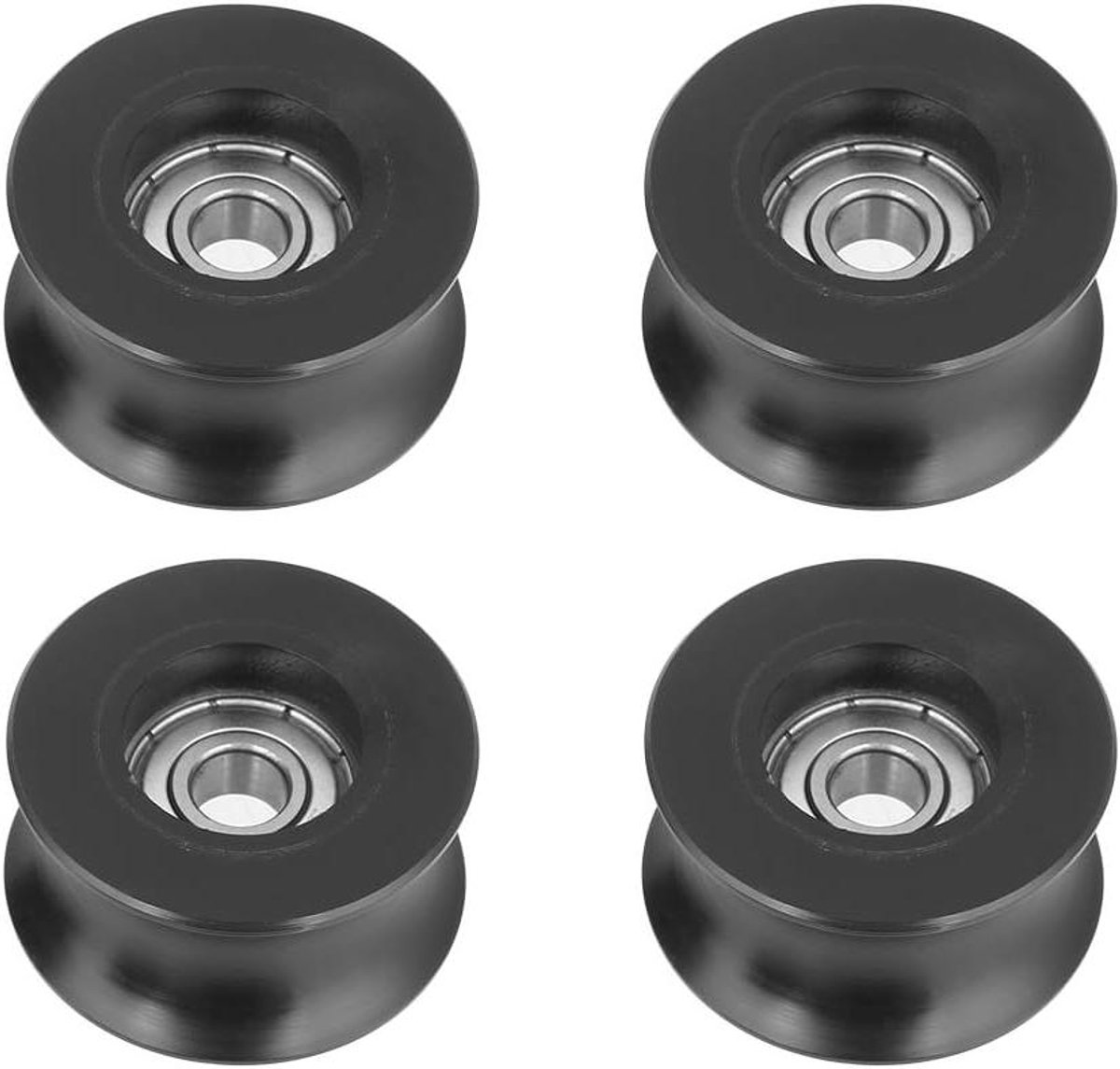 U-Groove riemschijf 4 stuks - Lagers - SMEERMIDDEL - Wielen - Spoorwiel - Mechanische uitrusting 8.0 * 39.5 x .
