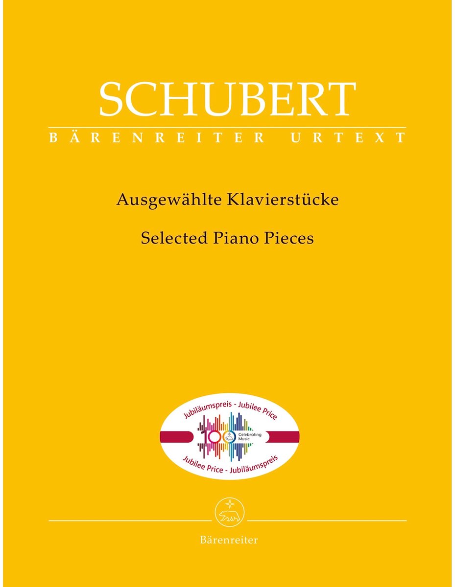 Bärenreiter Schubert: Selected Piano Pieces - Bladmuziek voor toetsinstrumenten