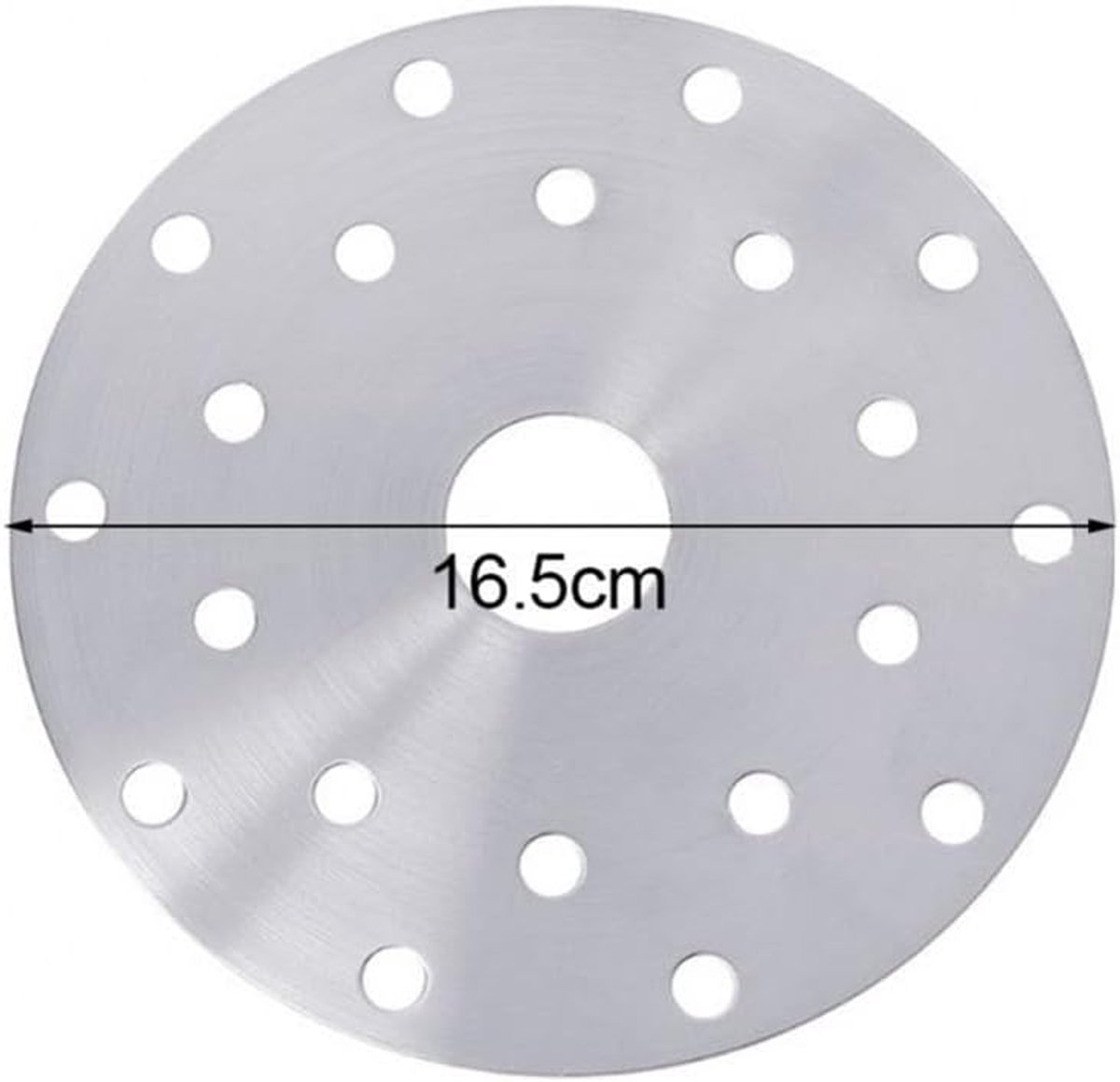 Inductie Converter Plate Gemaakt van roestvrij staal, past perfect niet-magnetisch kookgerei aan kookplaten (16,5 cm)
