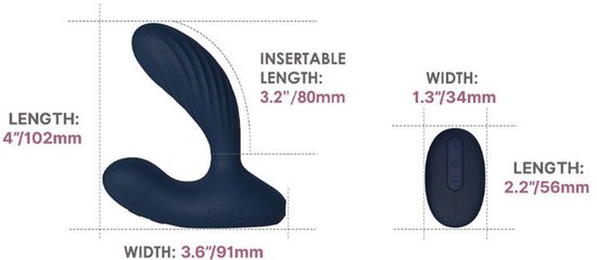 SVAKOM - Vibromasseur Prostatique Vick Neo 2 - Bleu