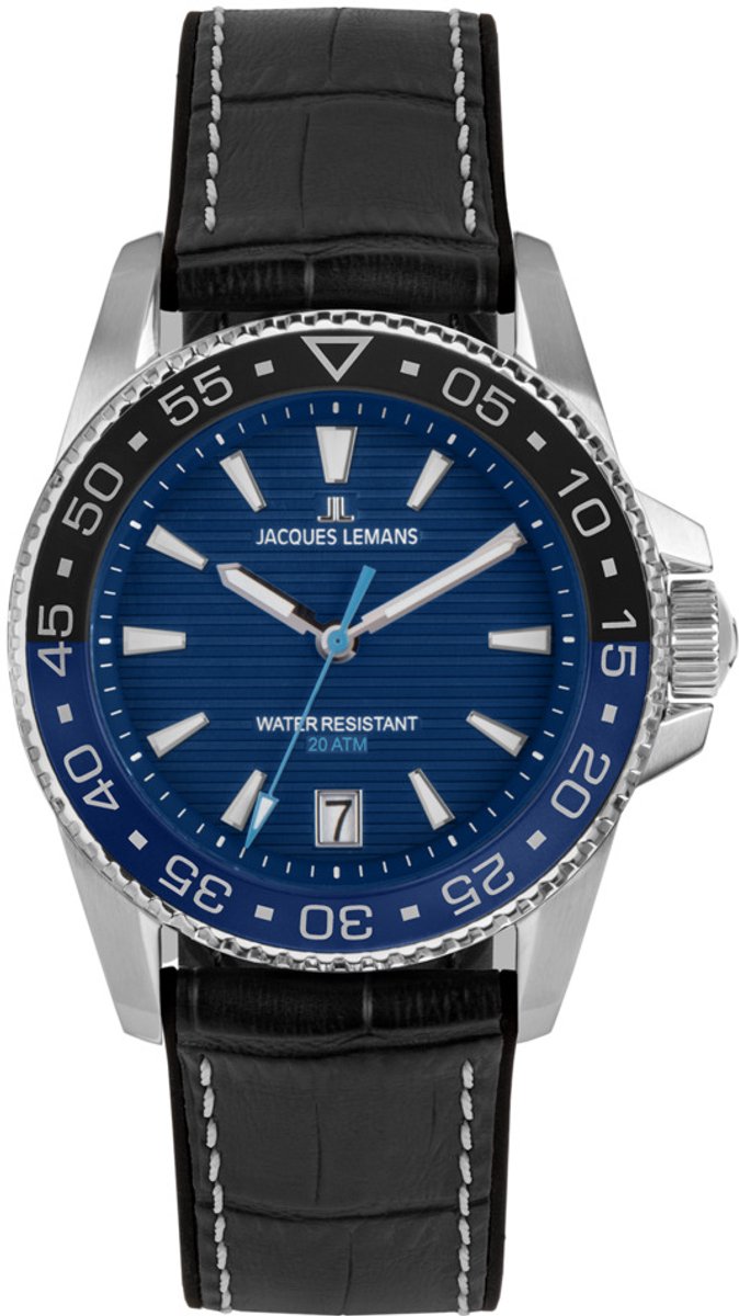 Datum horloge Liverpool Diver Blue - Black