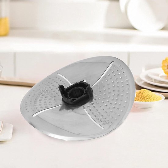 Allecto Plus - Kookmachine messenafdekking van roestvrij staal voor Vorwerk Thermomix TM5 TM6 TM31 - Bescherming - Keuken accessoire van Merkloos — afbeelding 3