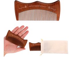 Allecto Plus - Natuurlijke Bevallingskam met Sandelhout geur voor Zwangere Vrouwen - Verlicht Weeënpijn en Helpt bij de Geboorte - Inclusief Stoffen Tas - Perfect Cadeau voor Eerst Keer Moeders