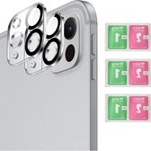 Allecto Plus - 3-pack cameralensbeschermers voor iPad Pro - Anti-kras - Eenvoudig te installeren - Hoge definitie - Anti-vingerafdruk - Gehard glas - Geschikt voor iPad Pro 13 inch/11 inch - Bescherm je cameralens met deze glasfolie