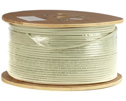 DANICOM CAT6A S/FTP 305 meter kabel op rol soepel - PVC (Fca) - Trekdoos - Internetkabel - Netwerkkabel - UTP kabel