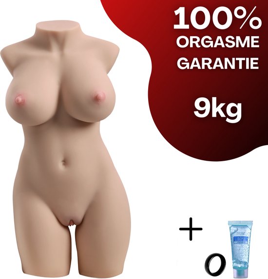 Sekspop 9kg - Sex Doll - Kunstvagina - Sexpop - Sex Toys Voor Mannen - Gratis Cockring & Glijmiddel