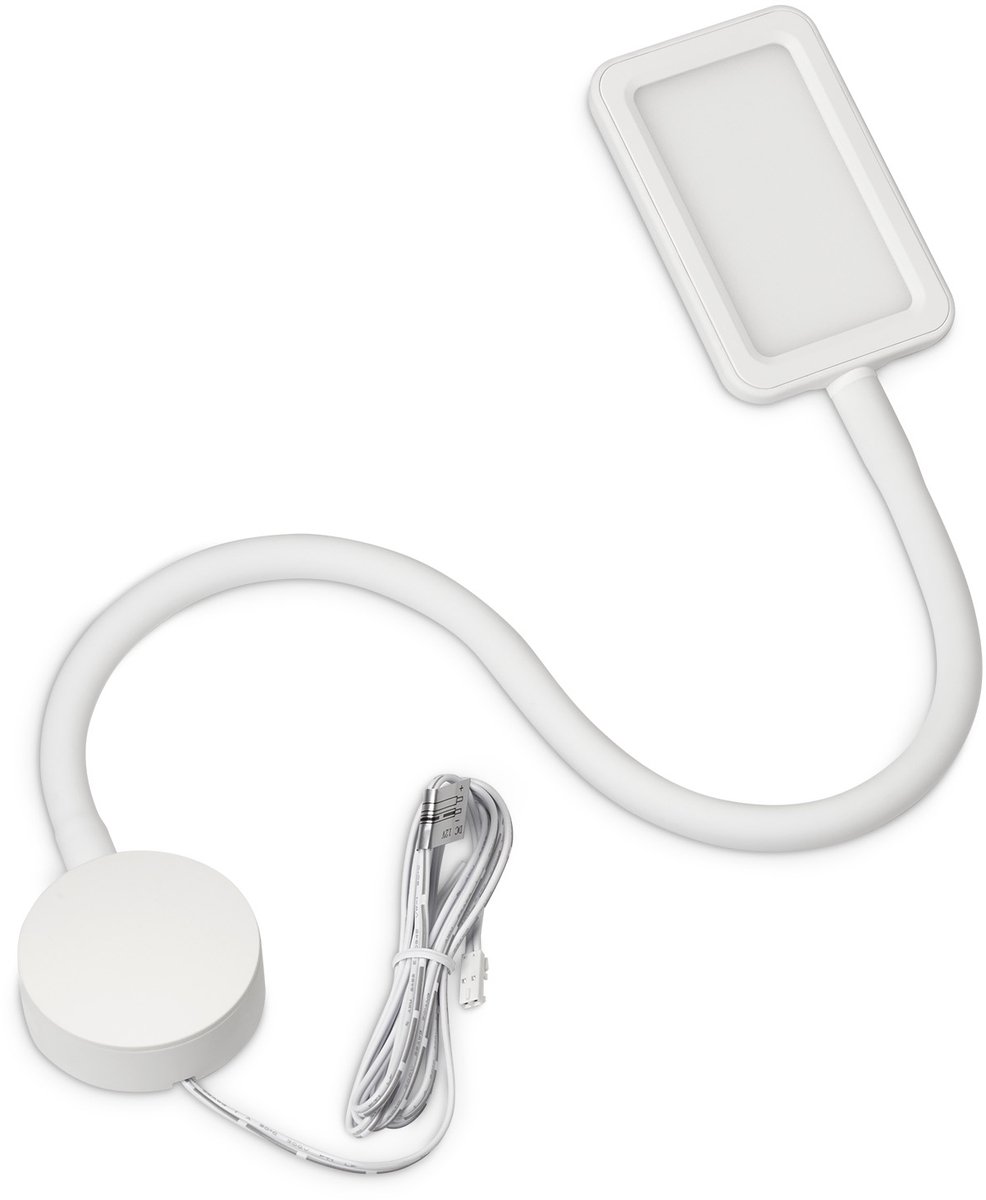 2 x SOTECH LED Leeslamp Luminoso Square wit incl. 1 voeding l Leeslamp
