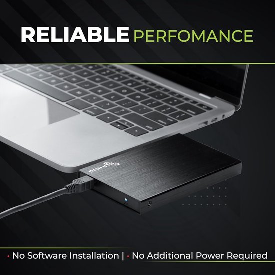 RFWR® Draagbare Externe Harde Schijf 1 TB - USB 2.0, Snelle Gegevensoverdracht, Compatibel met Laptop, PC, Mac van RFWR — afbeelding 2