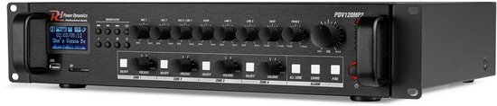 Geluidsinstallatie - 100V geluidsinstallatie met 120W versterker en 8 plafondspeakers - Power Dynamics van Power Dynamics — afbeelding 2