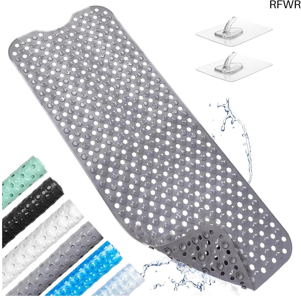 RFWR® Antislip Douchemat 100 x 40 cm - Veilig en Antibacterieel