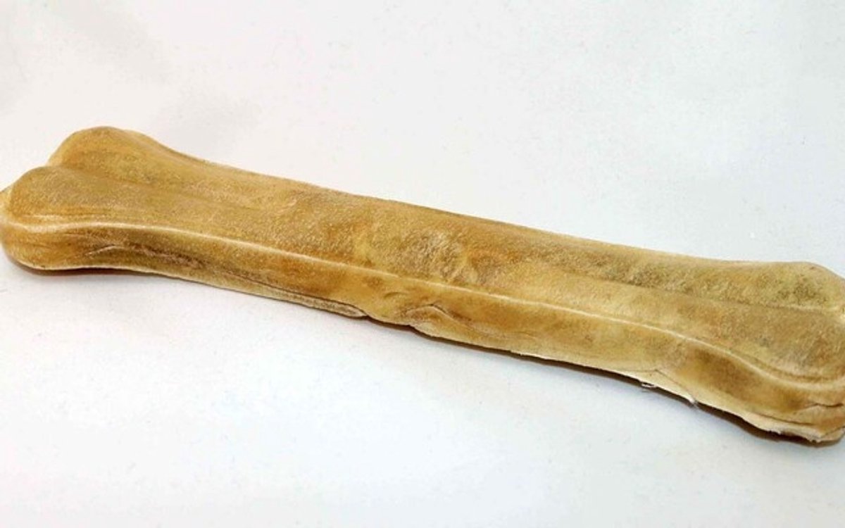 Landman Geperst Kauwbot - 21cm - Hondensnacks - Hondensnoepjes - Kauwsnacks - Kauwstaaf Hond