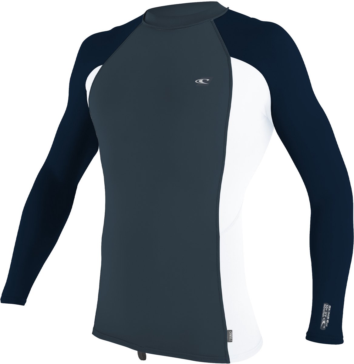 2025 O'Neill Mens Premium Skins Long Sleeve Rash Vest - Cadet Bl