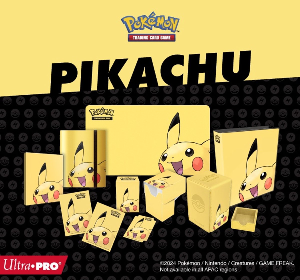 Pokémon TCG Ultra Pro 16342-421638 Portfolio 9 Pocket Paldean Fates Pikachu
