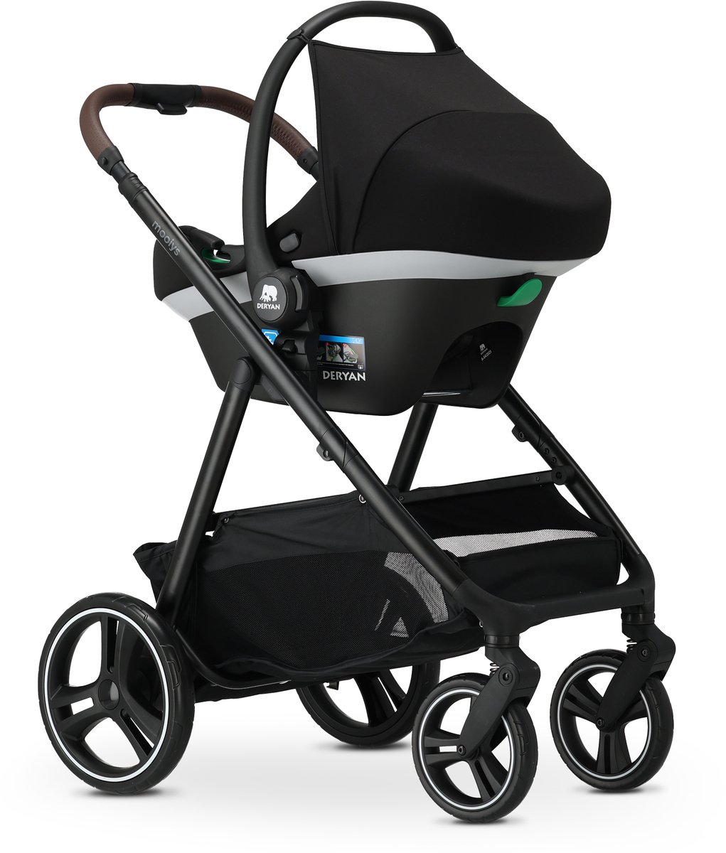 Mooiys Luca 3in1 Kinderwagen met Autostoel - Nougat - afbeelding 3