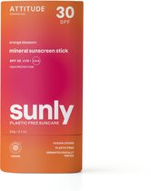 ATTITUDE Sunly Zonnebrandstick SPF30 Oranjebloesem - (60g) ECO - duurzaam