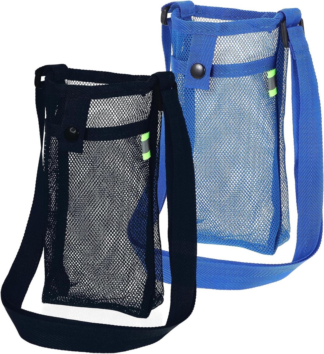 Allecto Plus - Waterfles Houder met Verstelbare Schouderriem - Lichtgewicht voor Sport, Gym, Camping, Fietsen - 2 Stuks