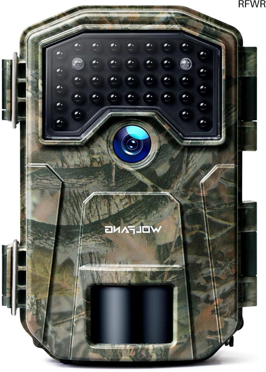 RFWR® Wildcamera 1440P 36MP HD met Nachtzicht en Bewegingssensor - Waterdicht en Geschikt voor Wildlife Observatie