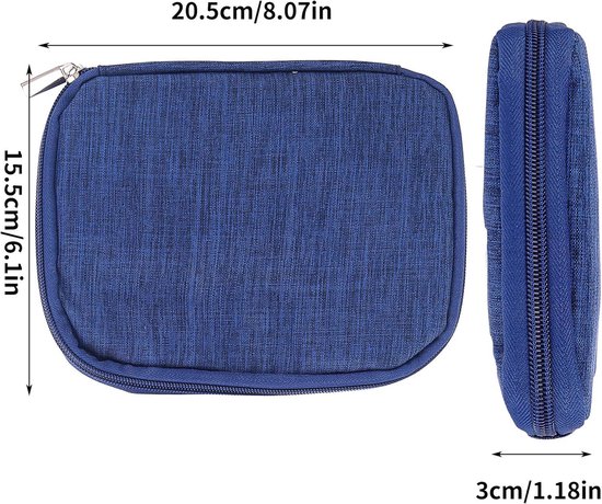 Handgemaakt 18mm marineblauw horlogebandje