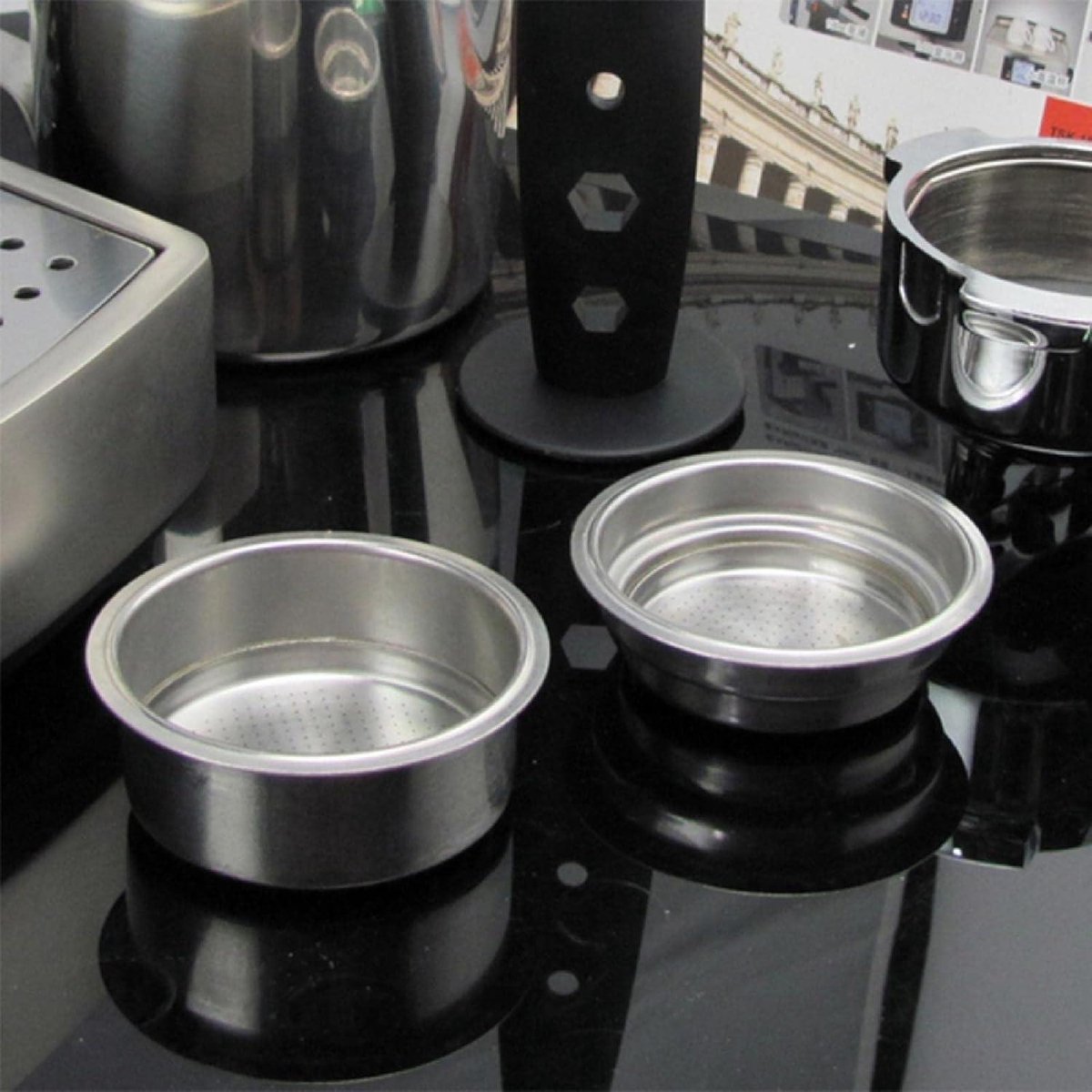 Filtre à Café 2 Tasses En Acier Inoxydable Non Pressurisé - Neuf En Emballage - Compatible Cafetières