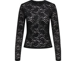 ONLY - ONLNIKKA L/S O-NECK LACE TOP JRS - Dames - Blouses