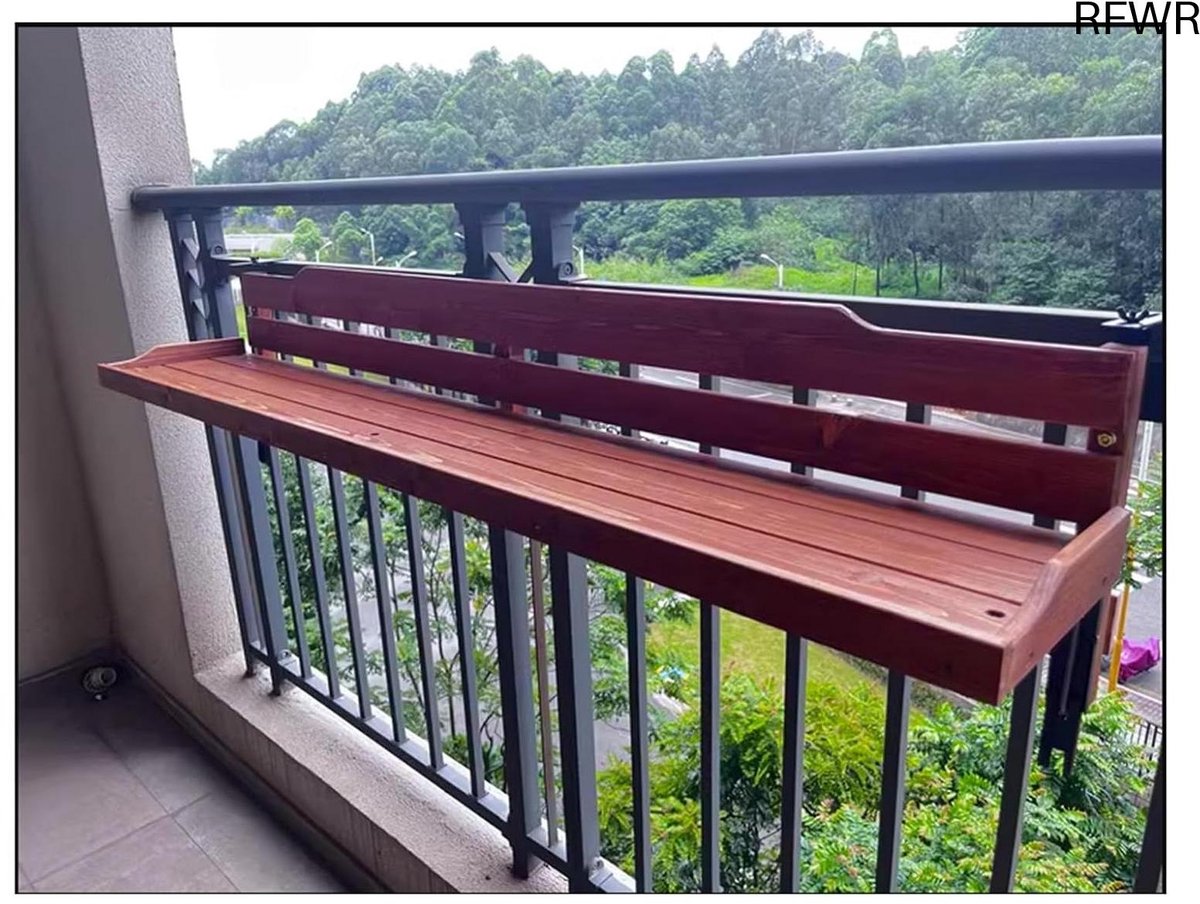 RFWR® Balkonleuning tafel opvouwbaar voor binnen en buiten - Multifunctionele wandtafel