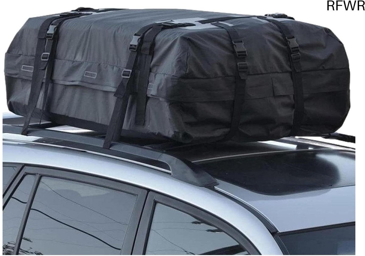 RFWR® Opvouwbare Dakbagage Daktas - 15 Kubieke Voet Waterdichte Bagageopbergtas voor Auto's en Voertuigen