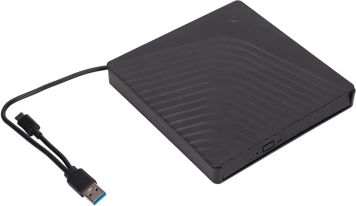 Allecto Plus - Extern Dvd-station USB3.0/USB2.0 5 Gbps Cd-rom Laptop Optische Drive-behuizing. Geschikt voor 127 Mm/95 Mm Dvd-rw-station. Snelle gegevensoverdracht en gemakkelijk draagbaar.