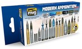 AMMO MIG 7129 Modern Ammunition - Acryl Set Verf set