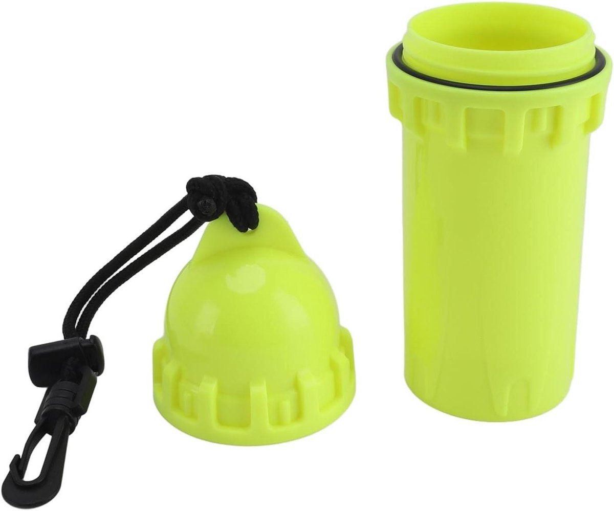 Allecto Plus - Waterdichte Cilindrische Droogbox voor Duiken en Snorkelen - Geel met Clip - Beschermt je spullen tegen water - Handig voor onderwatergebruik.