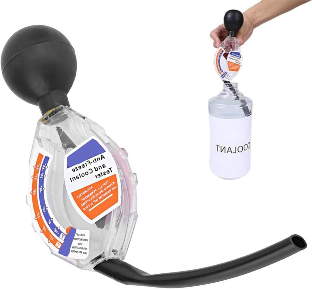 Allecto Plus - Antivries Tester Dial Type voor Auto - Hydrometer Koelvloeistof Testen - Densitometer - Accessoire - Optimalisatie-product - Auto-onderhoud