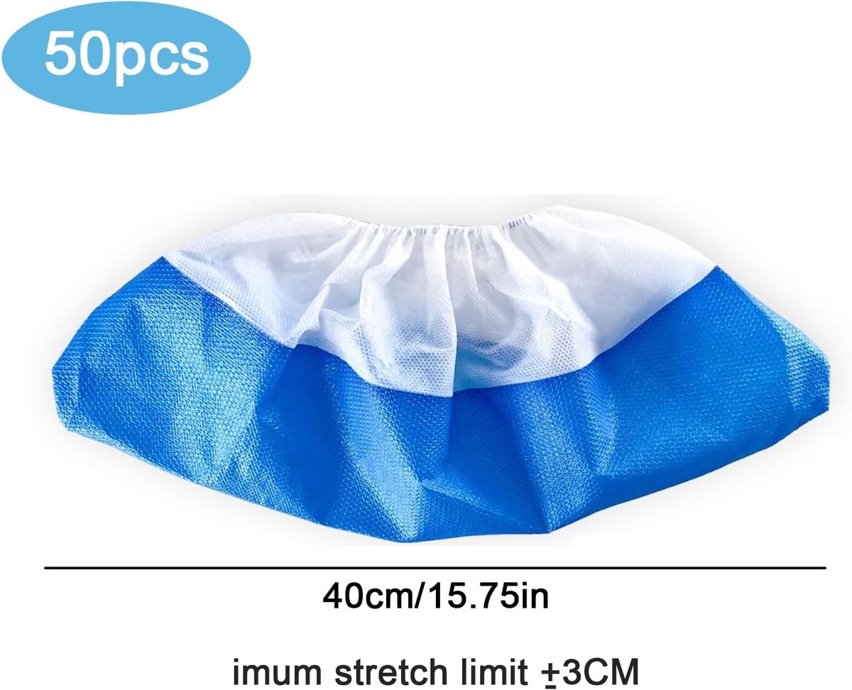 ISC Hygiene & Safety shoe covers 50x = 25 pairs Reinforced Extra Strong