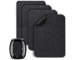 4 Stuks Hittebestendige mat voor Airfryer - hittebestendige mat - Keukenbladbeschermer - koffiezetapparaatmat-Ovenbeschermingsmat - 44*30CM - voor aanrechtbladen - Geschikt voor airfryer, koffiezetapparaat, blender
