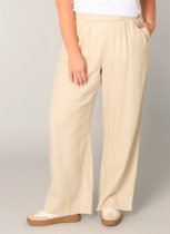 BASE LEVEL CURVY Yula Pants - Light Beige - maat 0(46)