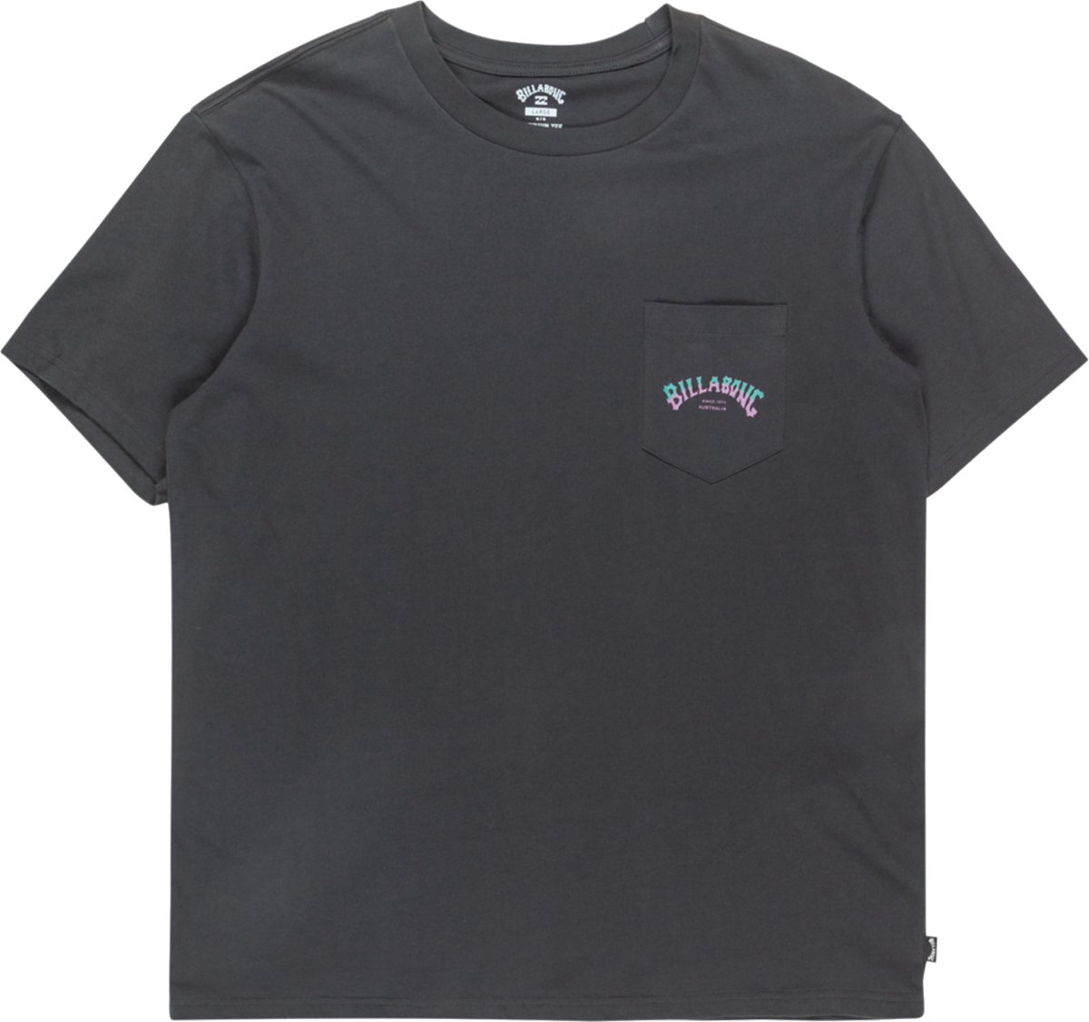 Billabong Stacked Arch Pkt T-shirt Met Korte Mouwen S Man Zwart
