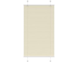 vidaXL - Plissé - rolgordijn - 70x100 - cm - stofbreedte - 69,4 - cm - polyester - crème