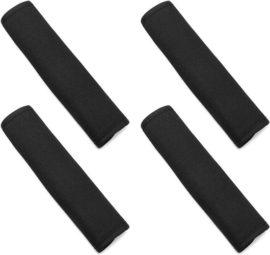 4-pack Sheepskin Car Seat Belt Pads, Soft Faux Sheepskin Seat Belt