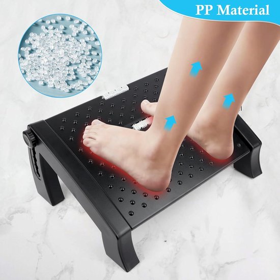 Ergonomische Voetsteun Met Massage – Onder Bureau Voetenbank Van Siliconen En Eva Comfort En Ontspanning