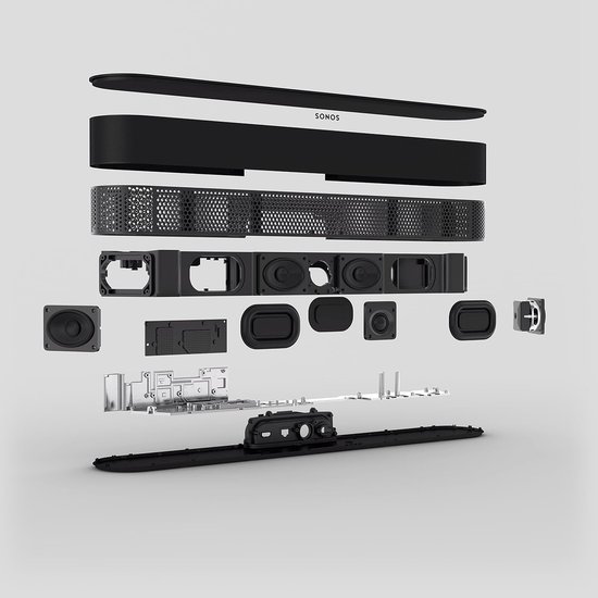 RFWR® Compacte soundbar met Dolby Atmos en stembediening - Zwart van RFWR® — afbeelding 3